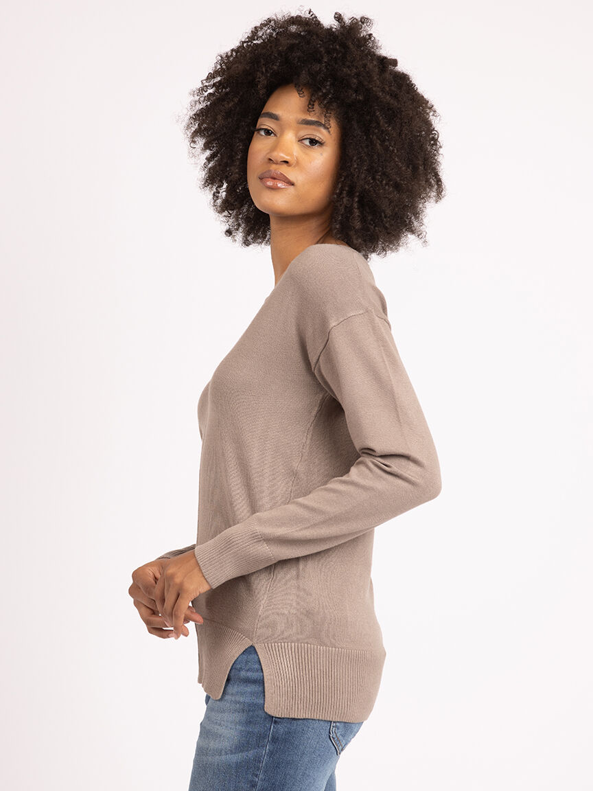 v neck sweater Image 3