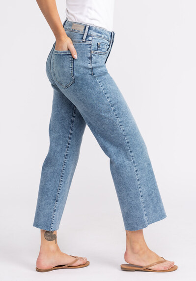 4ever fit high rise cropped trouser jeans Image 3