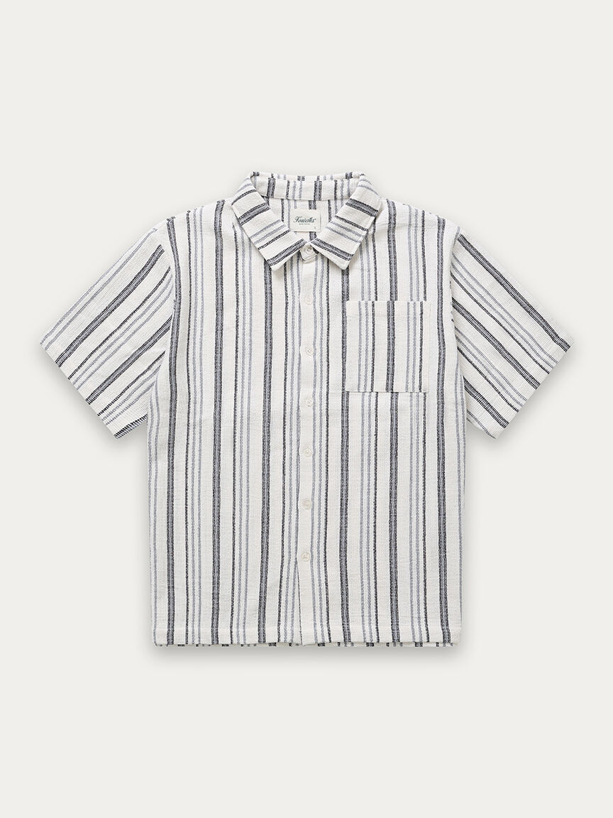 textured stripe shirt