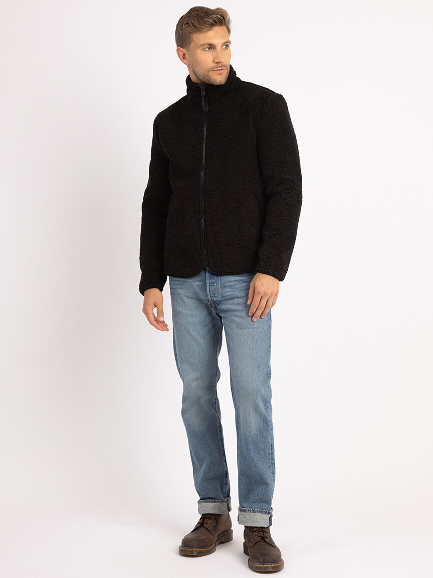 niall bonded sherpa jacket Image 5