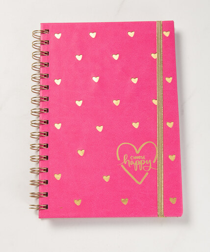 pink and gold spiral notebook Image 1