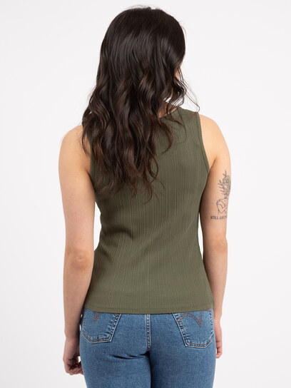 guilty square neck tank