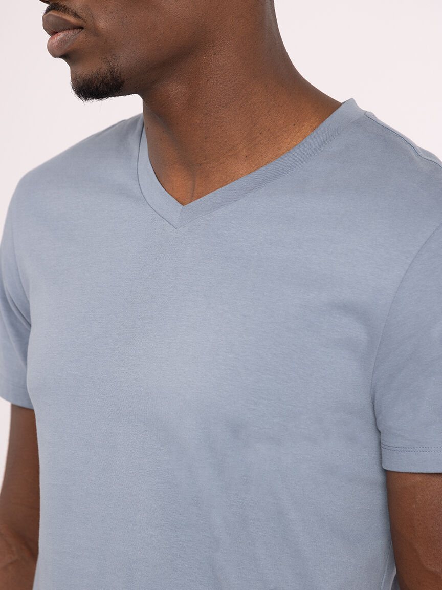 miles v neck basic tee Image 4