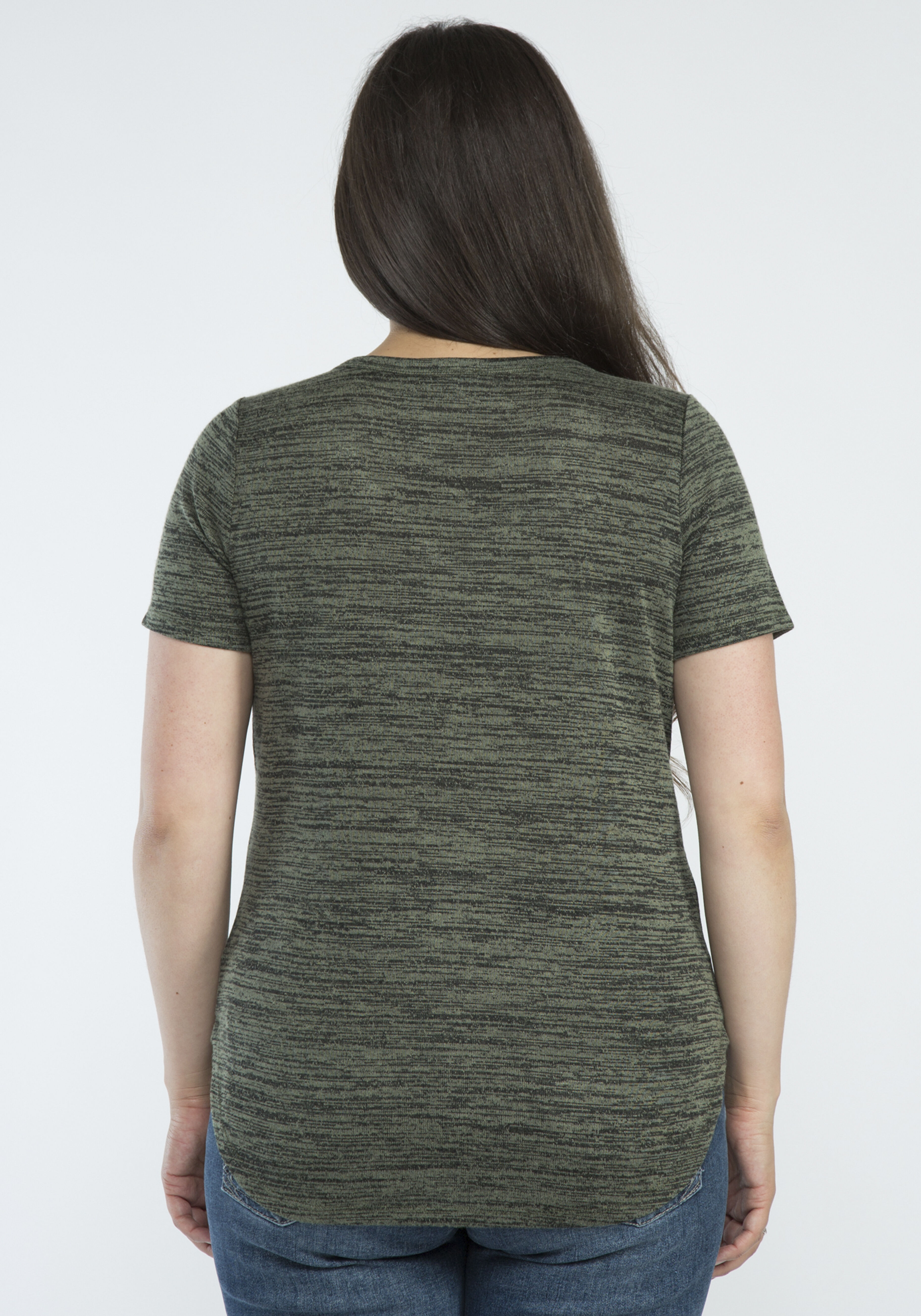 nita hacci v neck short sleeve tee Image 2