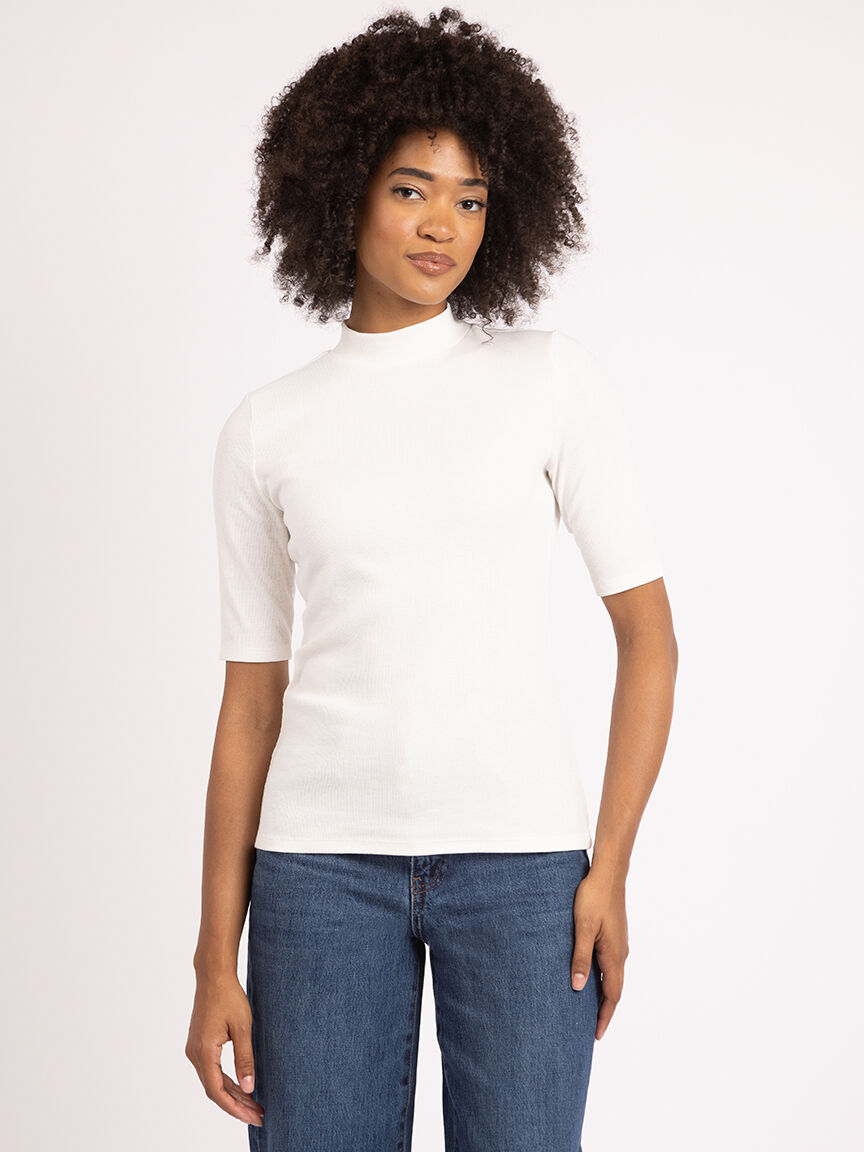 signey mock neck top Image 3