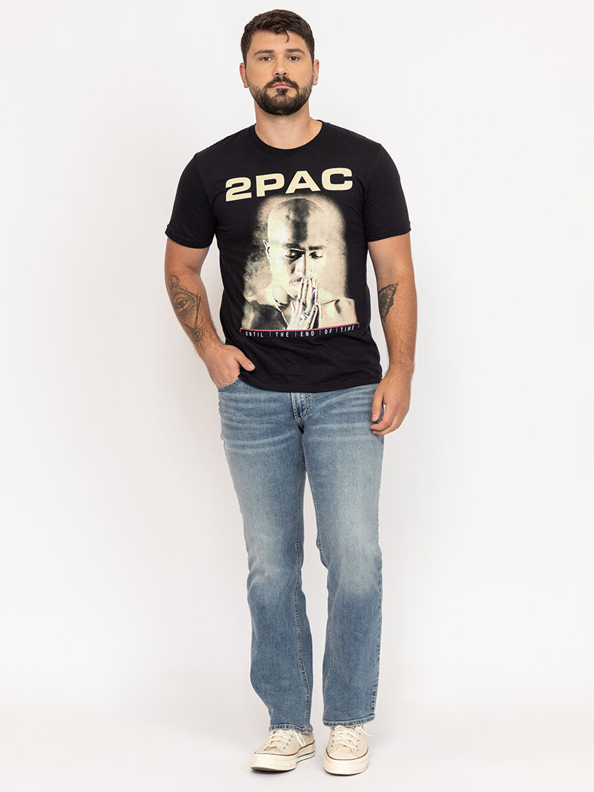 unisex tupac graphic tee