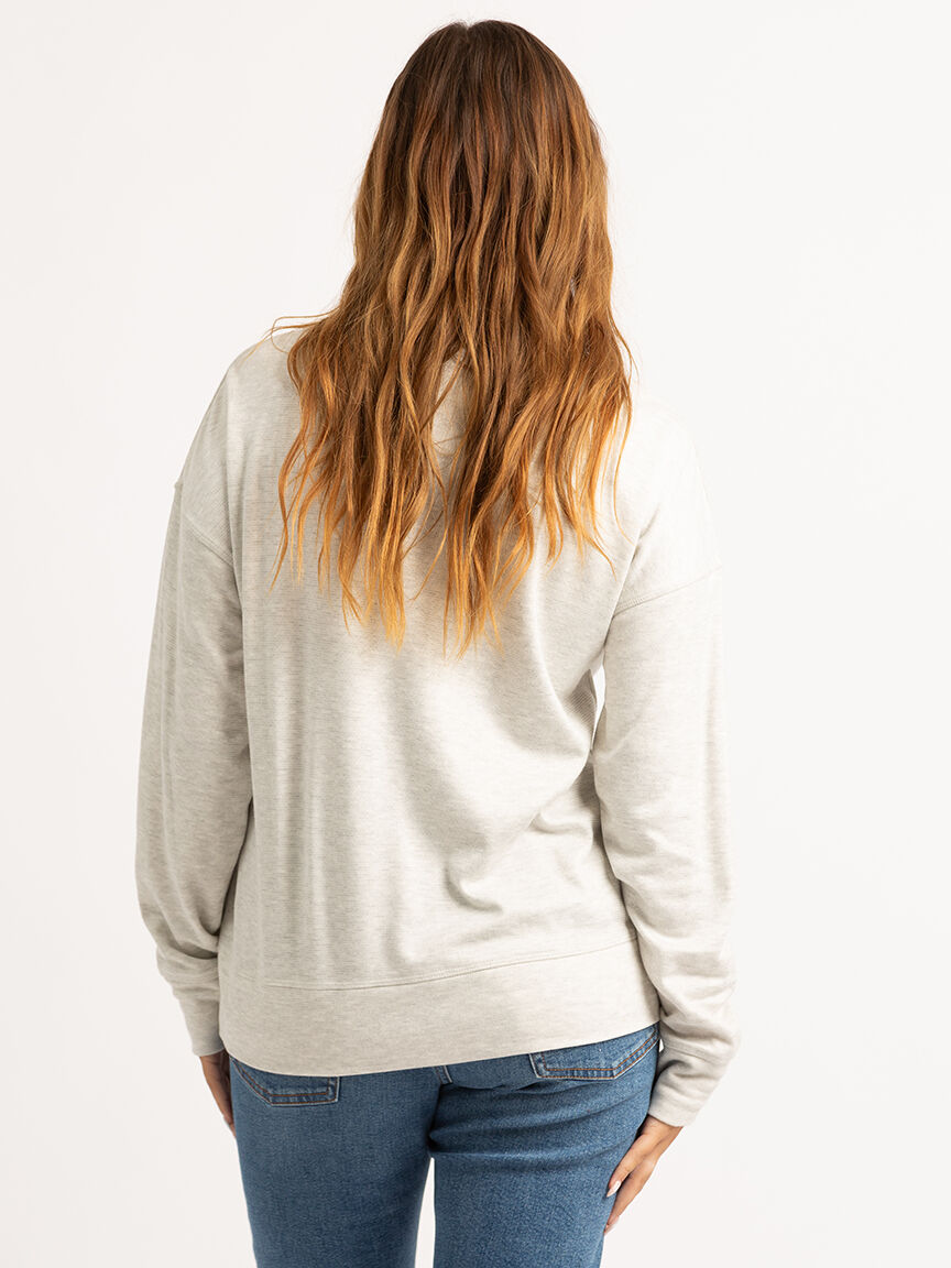 hermione super soft crew neck popover Image 3