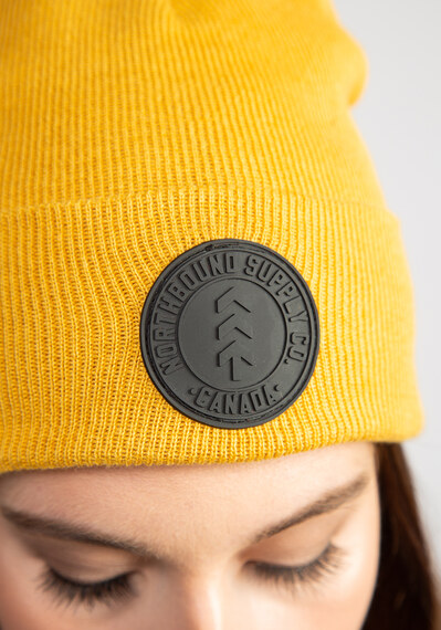 northbound rubber patch cuffed beanie Image 6
