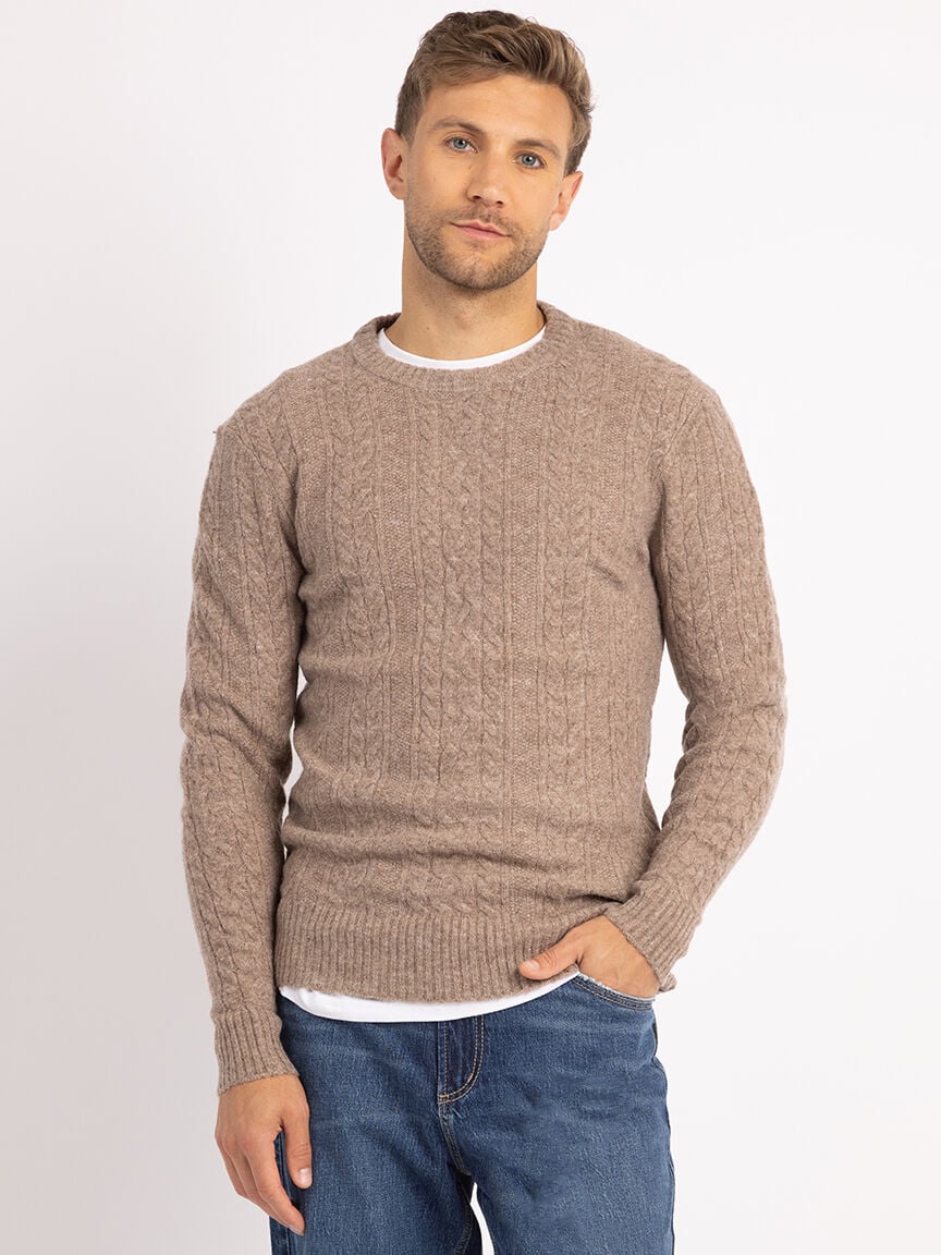 barron cable knit sweater Image 1
