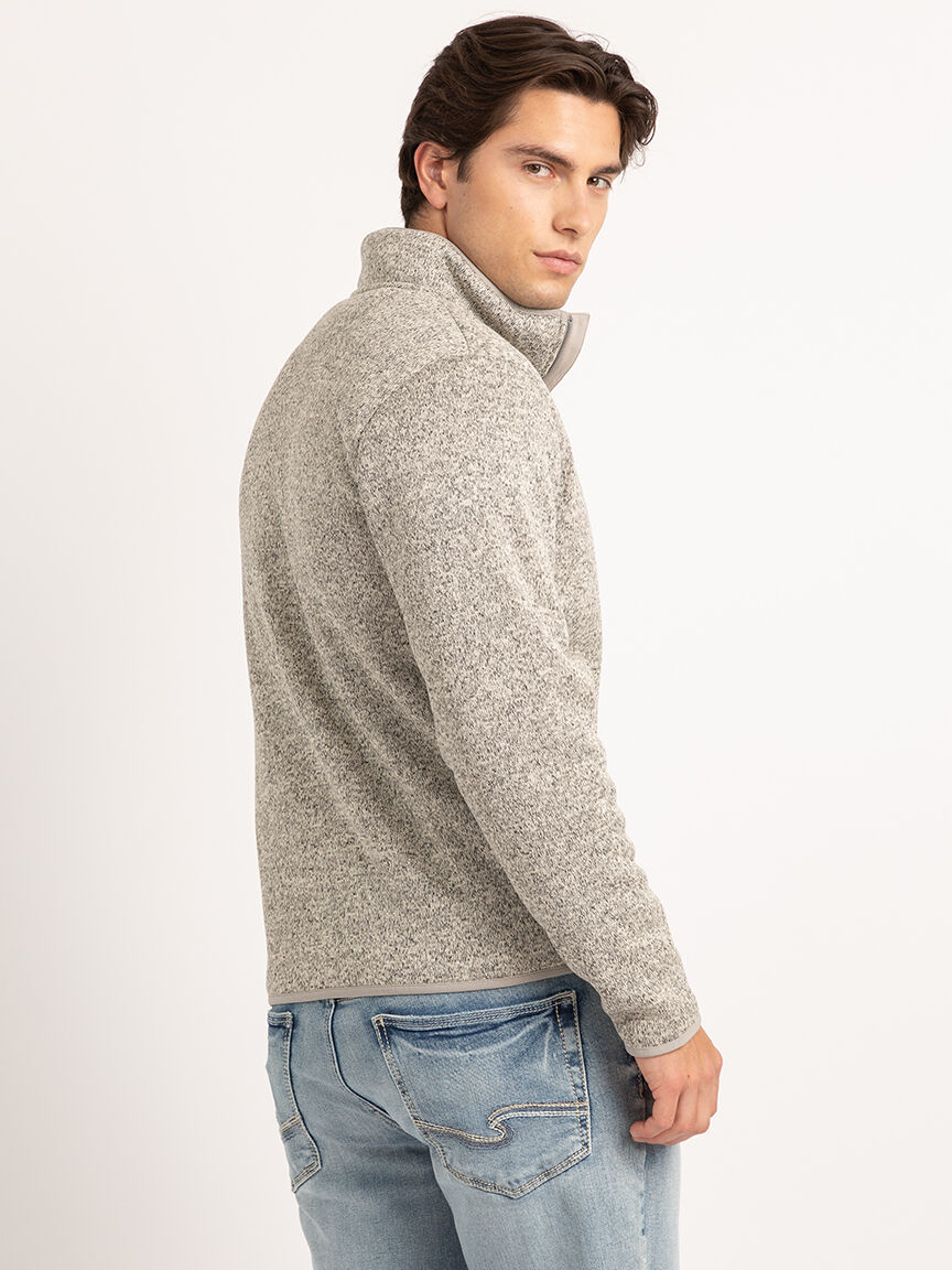 sherpa lined fleece full zip Image 5