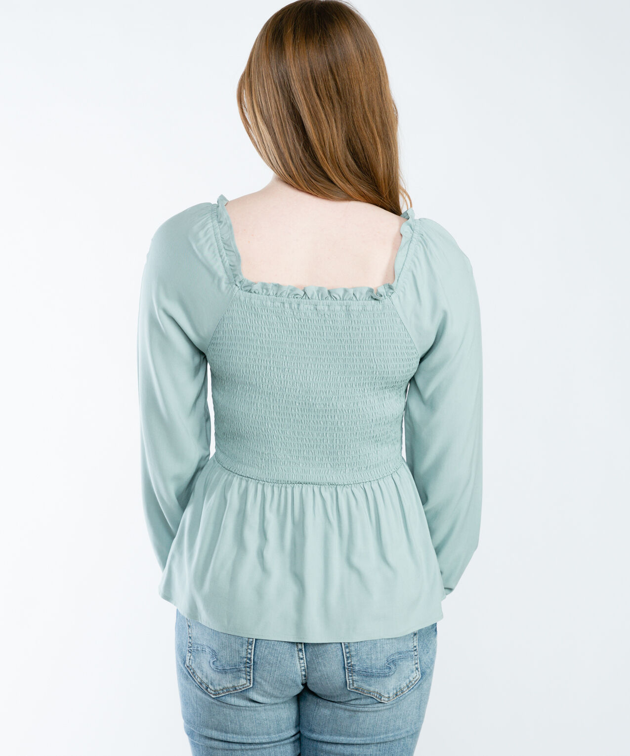 smocked long sleeve top - haylee  Image 2