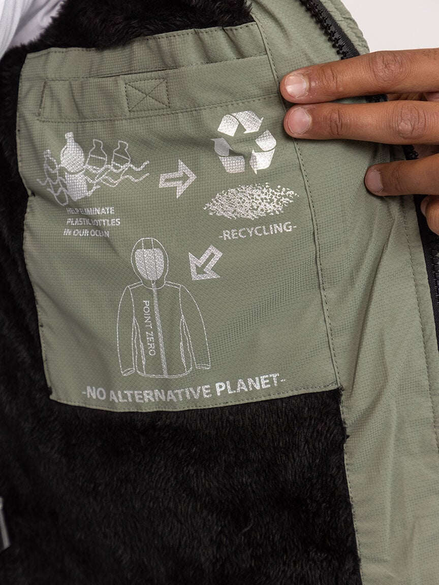 matte shine puffer jacket