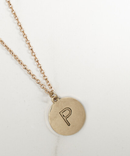 initial necklace - p Image 2