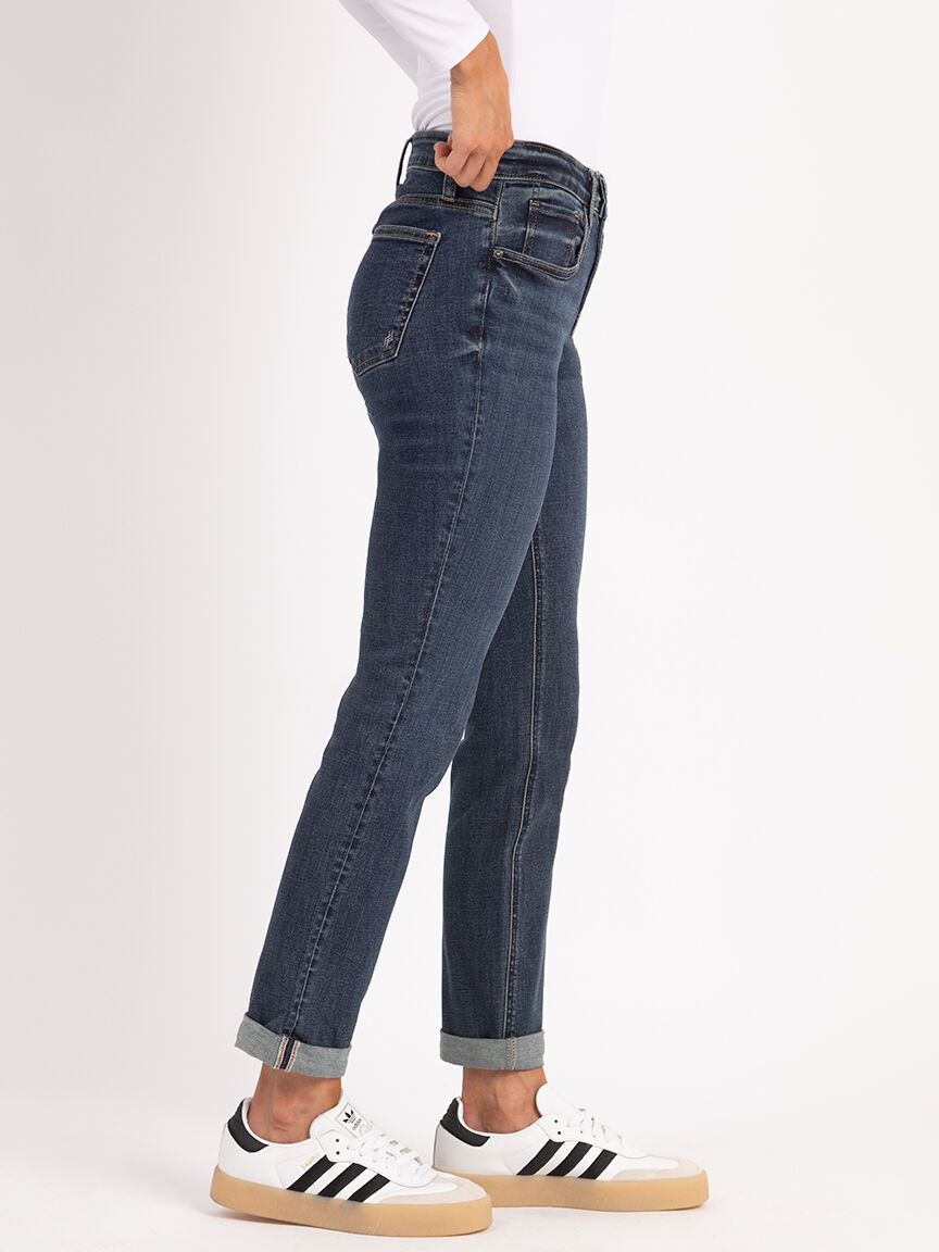 beau slim boyfriend jean dark authentic Image 4