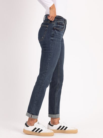 beau slim boyfriend jean dark authentic beau slim boyfriend jean dark authentic