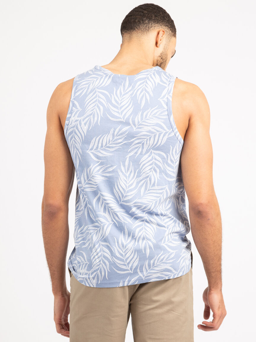 owen tank top blue leaf Image 3