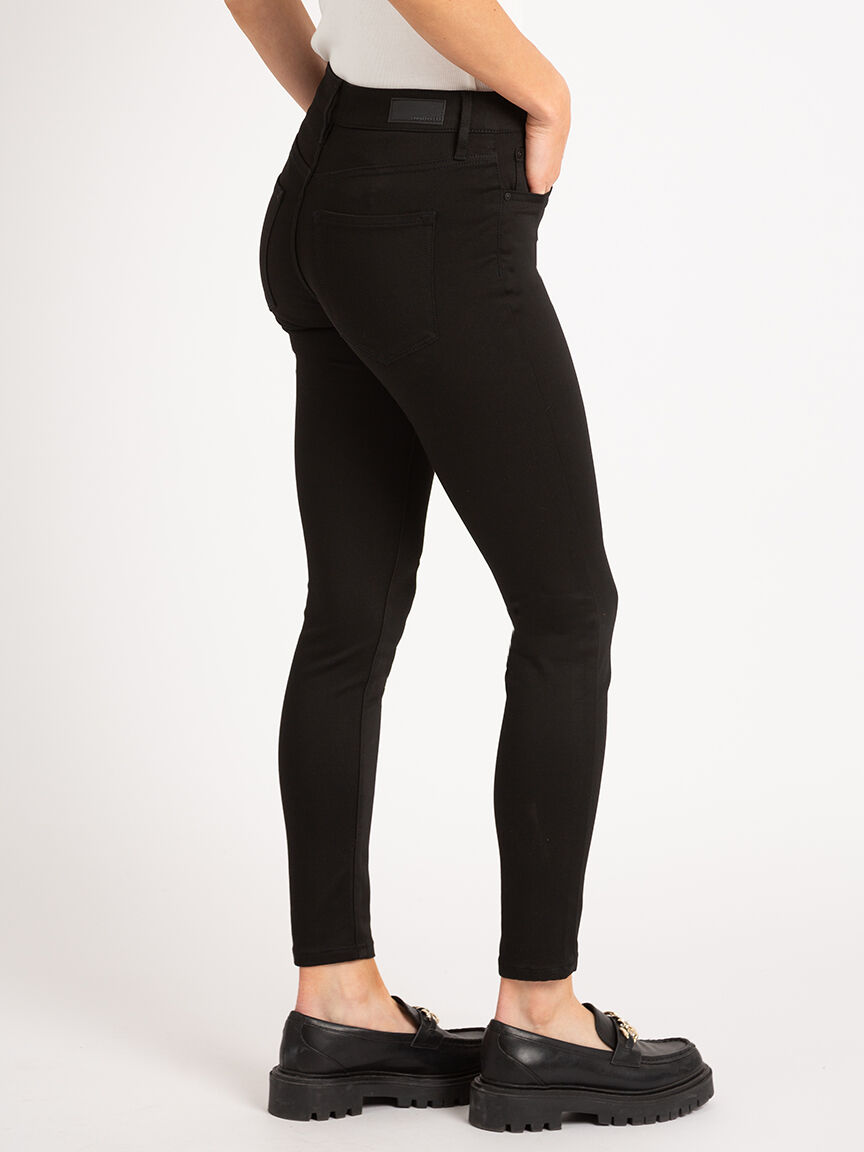 High waisted tight black pants store