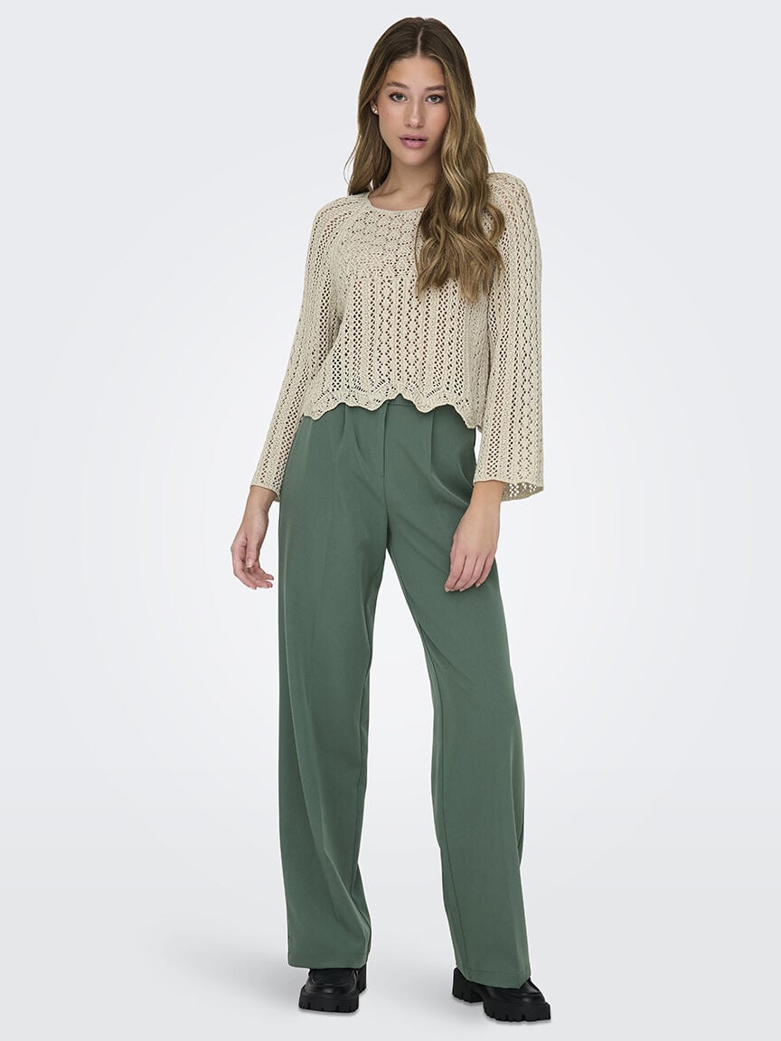 nola 3/4 sleeve sweater