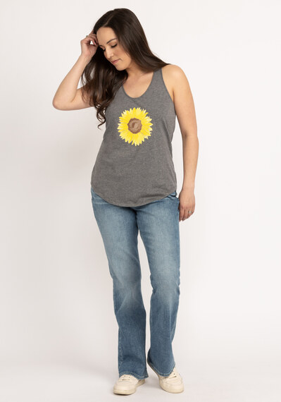 sunflower basic racerback graphic tank sunflower basic racerback graphic tank Image 3