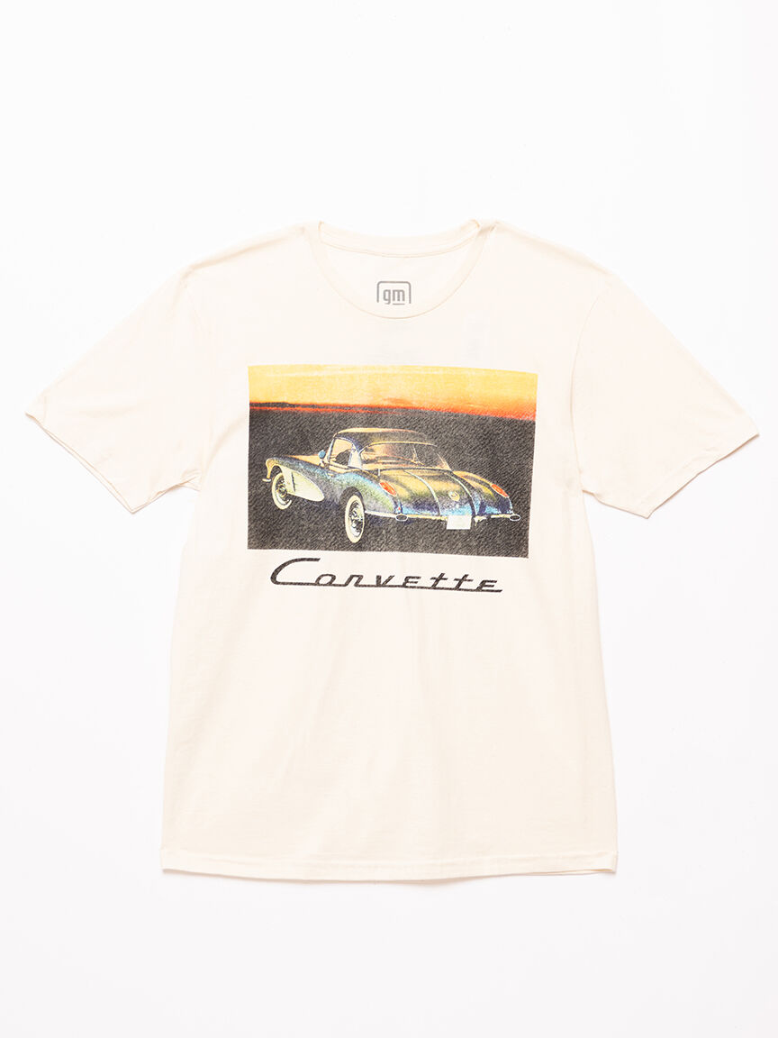 unisex corvette vintage graphic tee