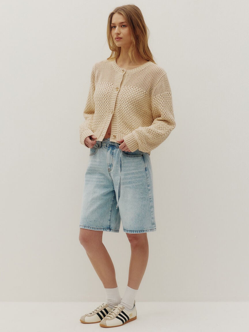 hudson belted shorts