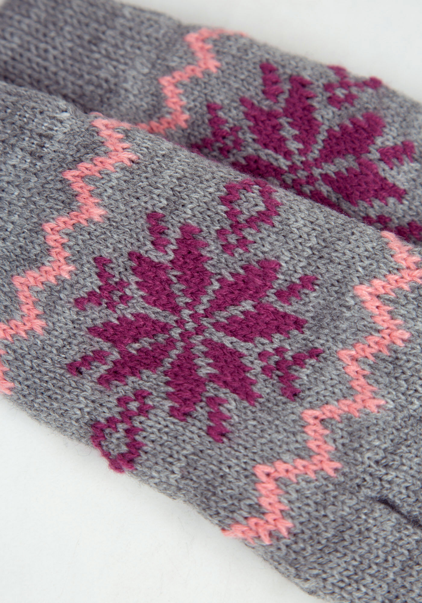 fleece lined jacquard glove Image 6