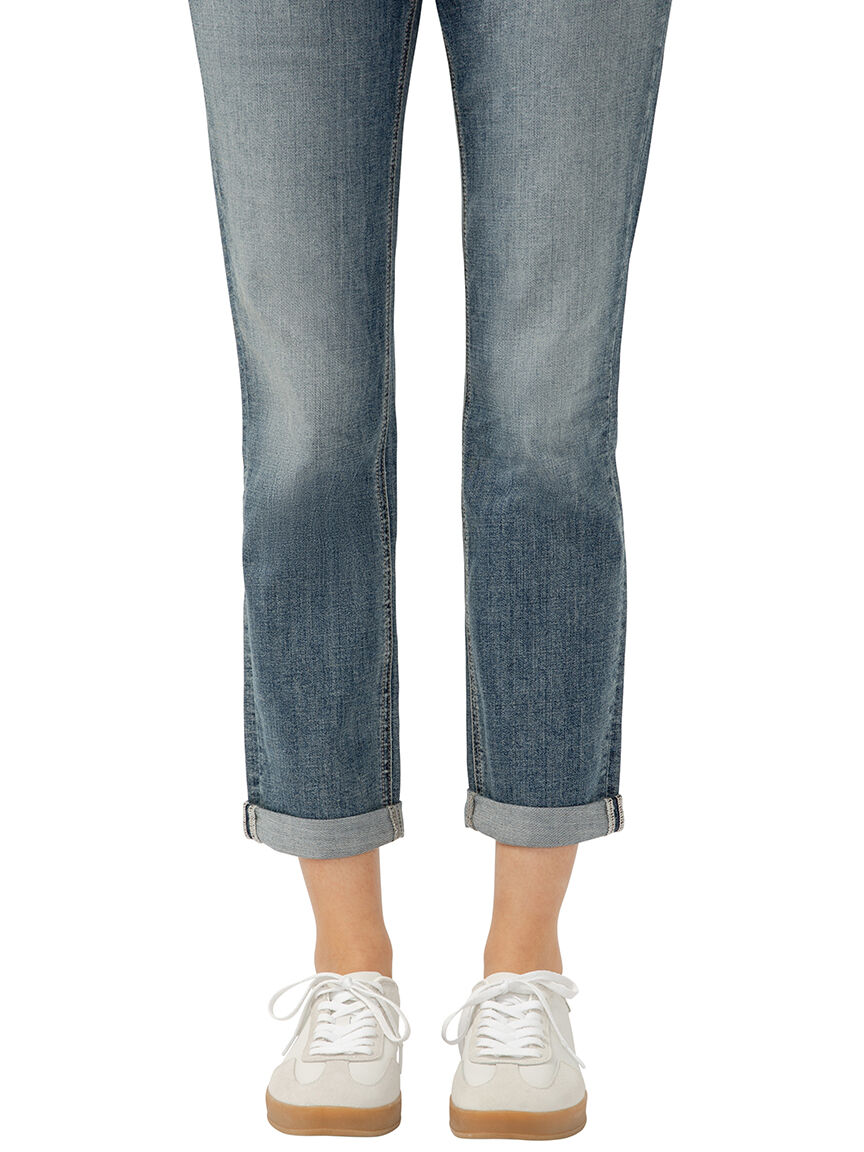 Beau High Rise Slim Leg Luxe Stretch Jeans