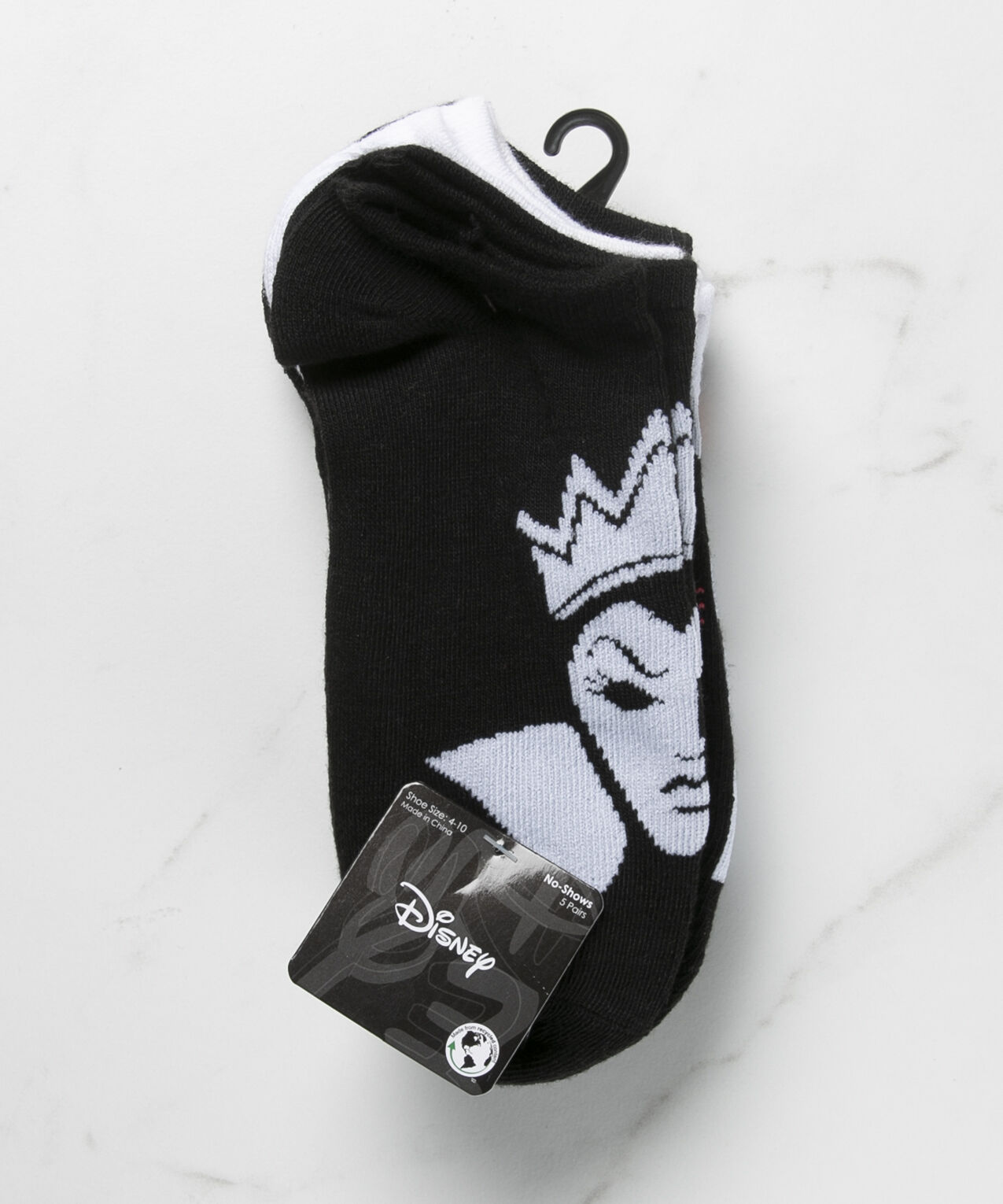 villains 5 pack ankle socks Image 1