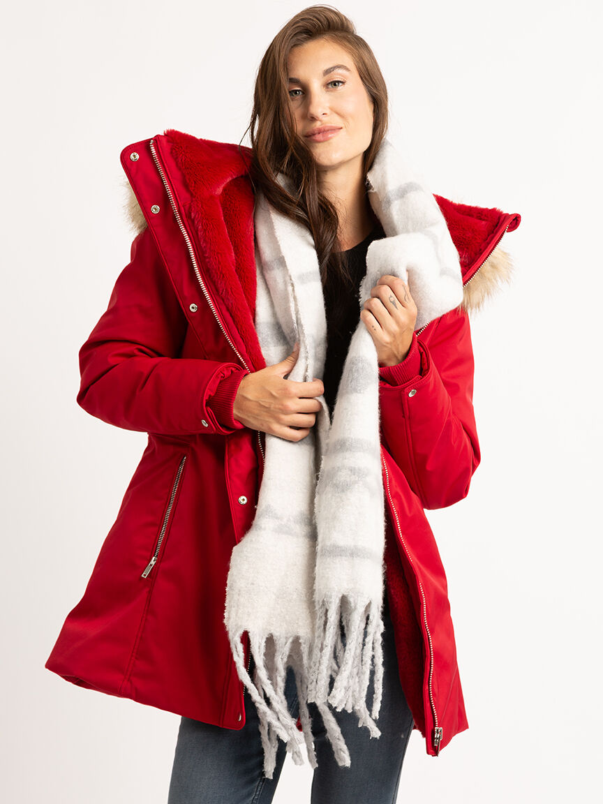 ultra soft jacquard scarf