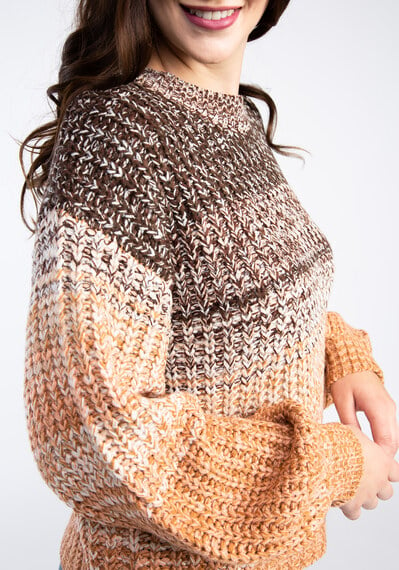 ombre popover sweater Image 4