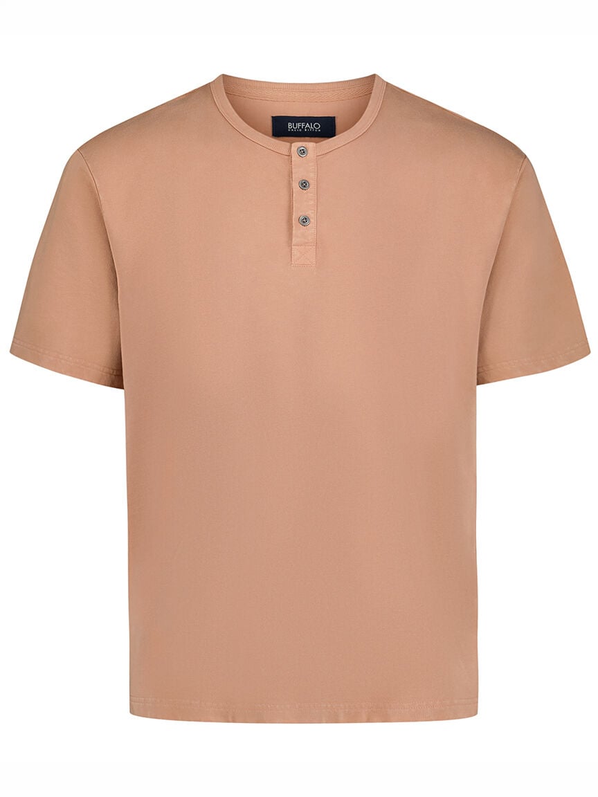 kandor short sleeve henley t-shirt