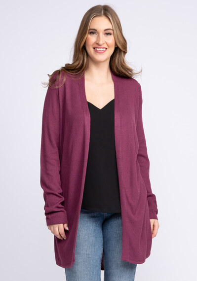 dominique high low open cardigan Image 1