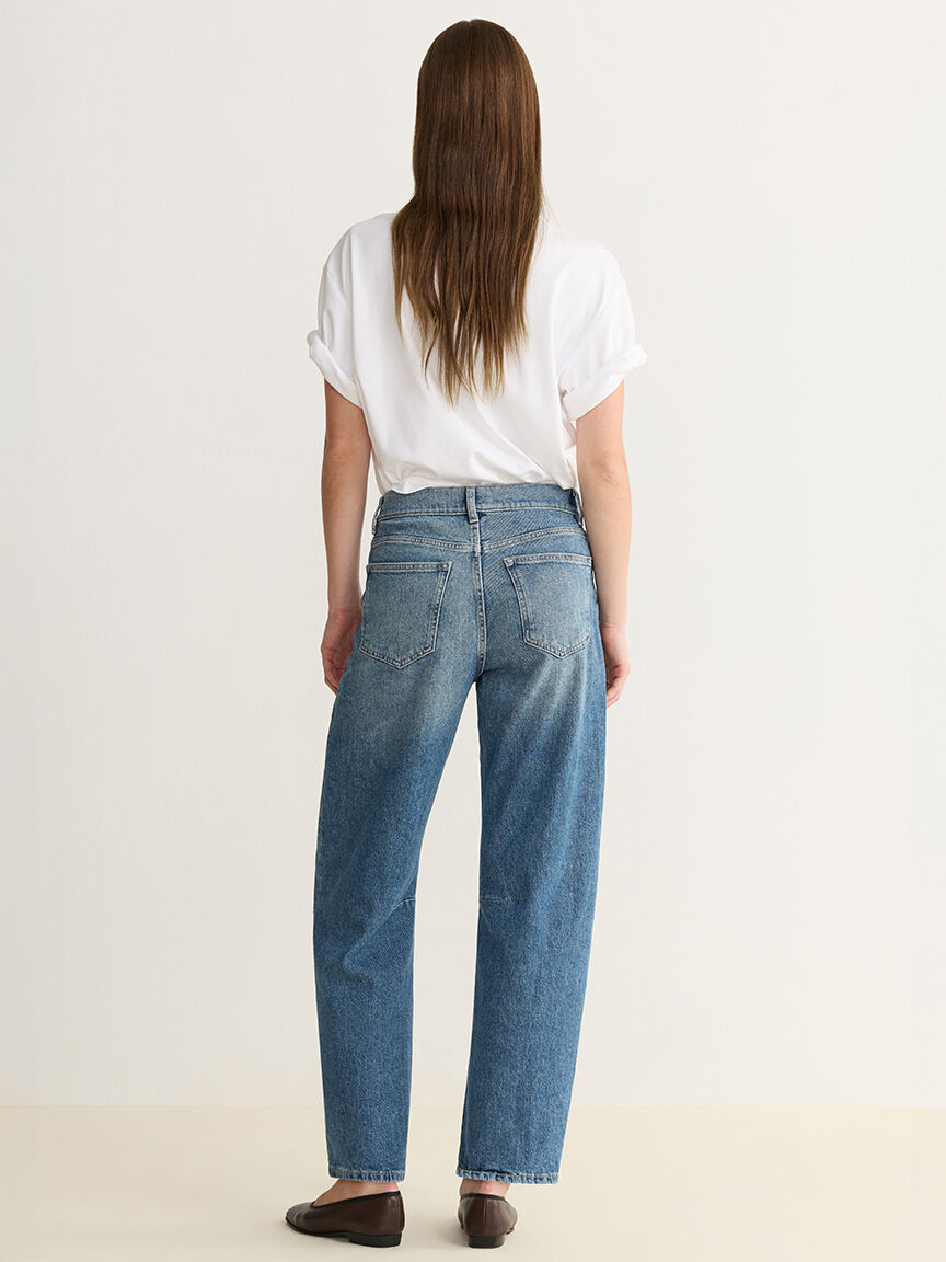 BNA soft curve barrel jeans sadie