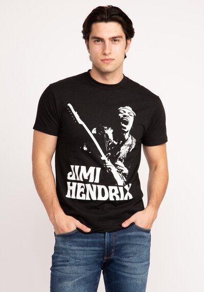 jimi hendrix playing guitar t-shirt Image 1