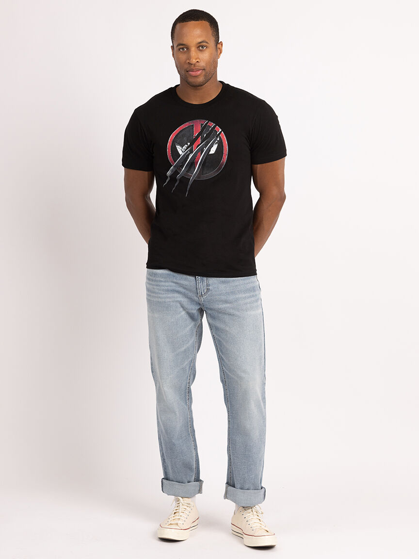 deadpool 3 wolverine claws logo tee Image 3