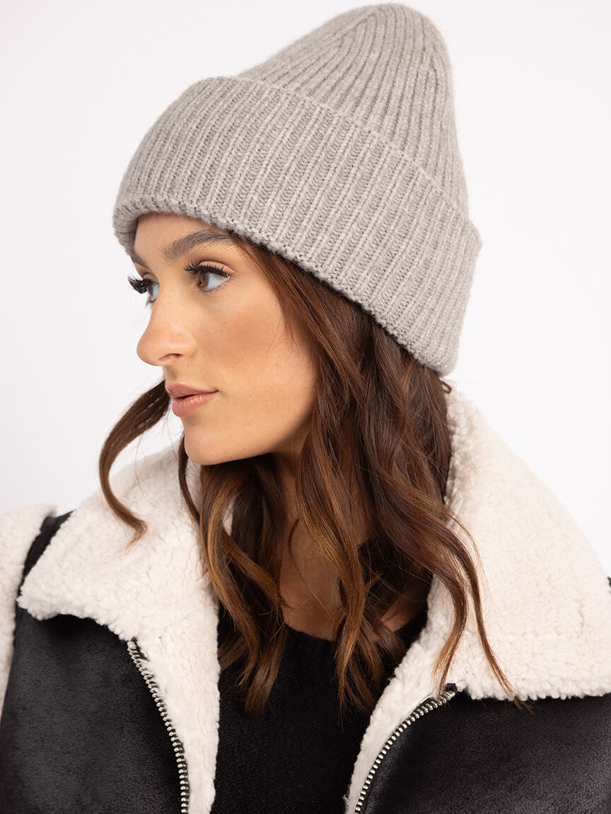 thick ribbed winter beanie Image 4
