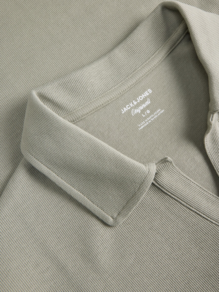 montauk split neck polo