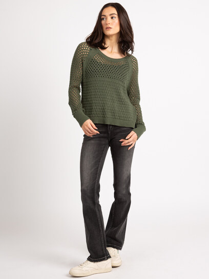 laurel mesh stitch sweater
