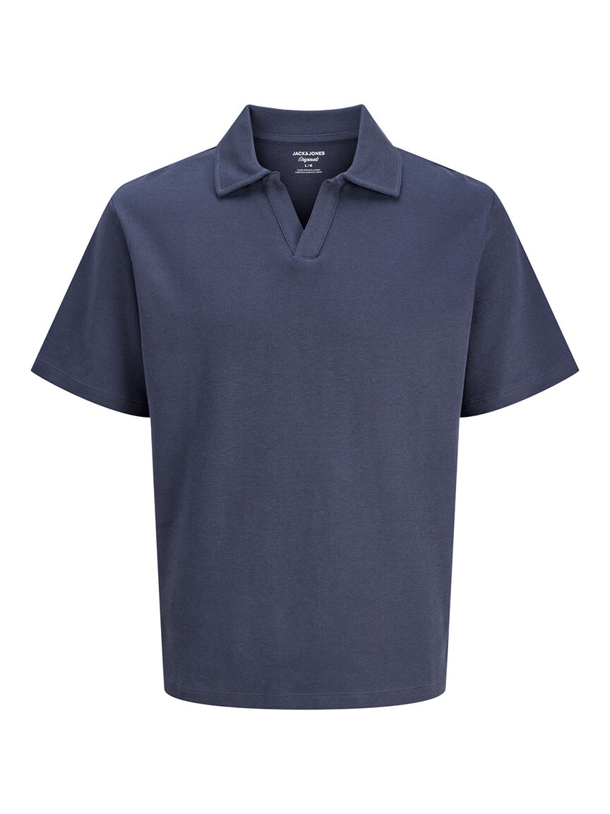 montauk split neck polo