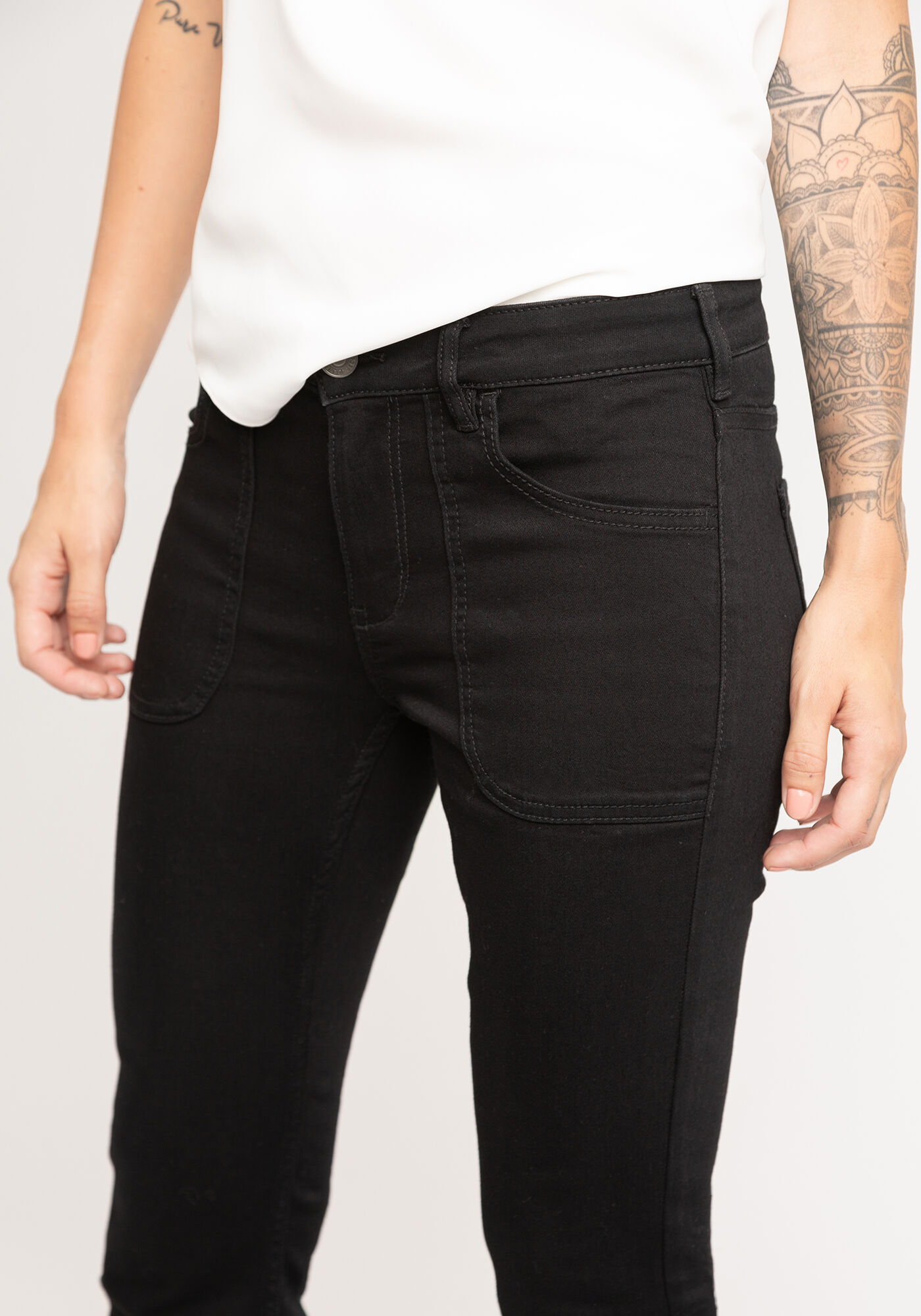 mid-rise boot cut Image 6