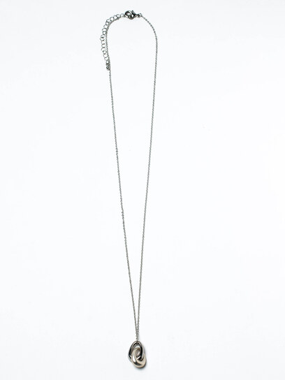 long double loop pendant necklace