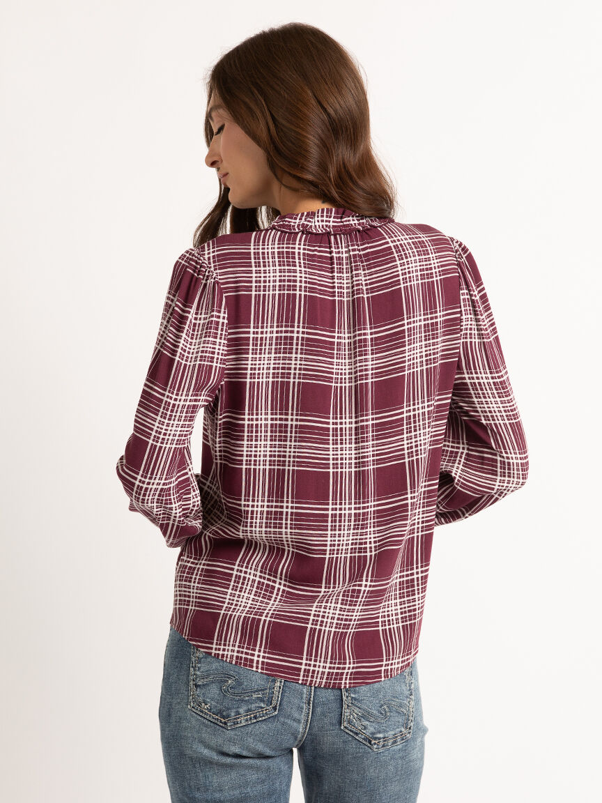 Sybil plaid long-sleeve Image 2