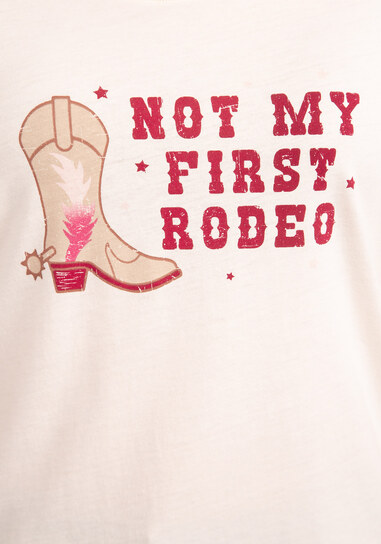 not my first rodeo graphic t-shirt 