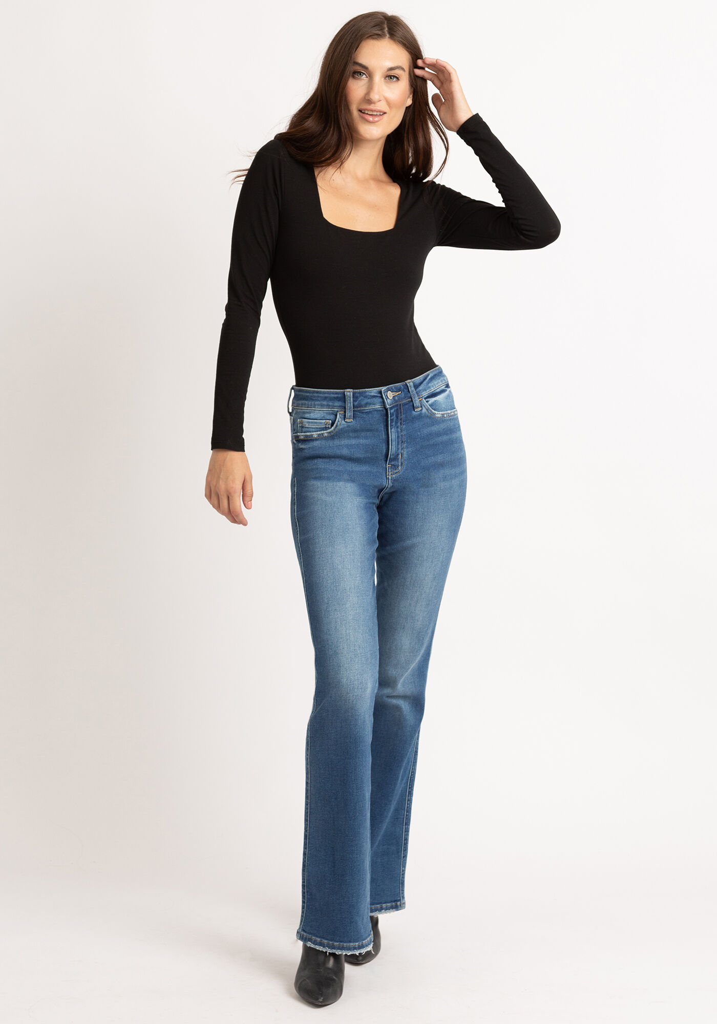 high-rise bootcut jean Image 5