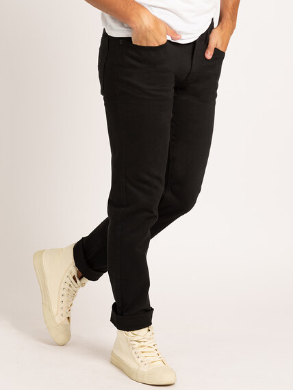 jackson mens' slim straight black jean jackson mens' slim straight black jean Image 3