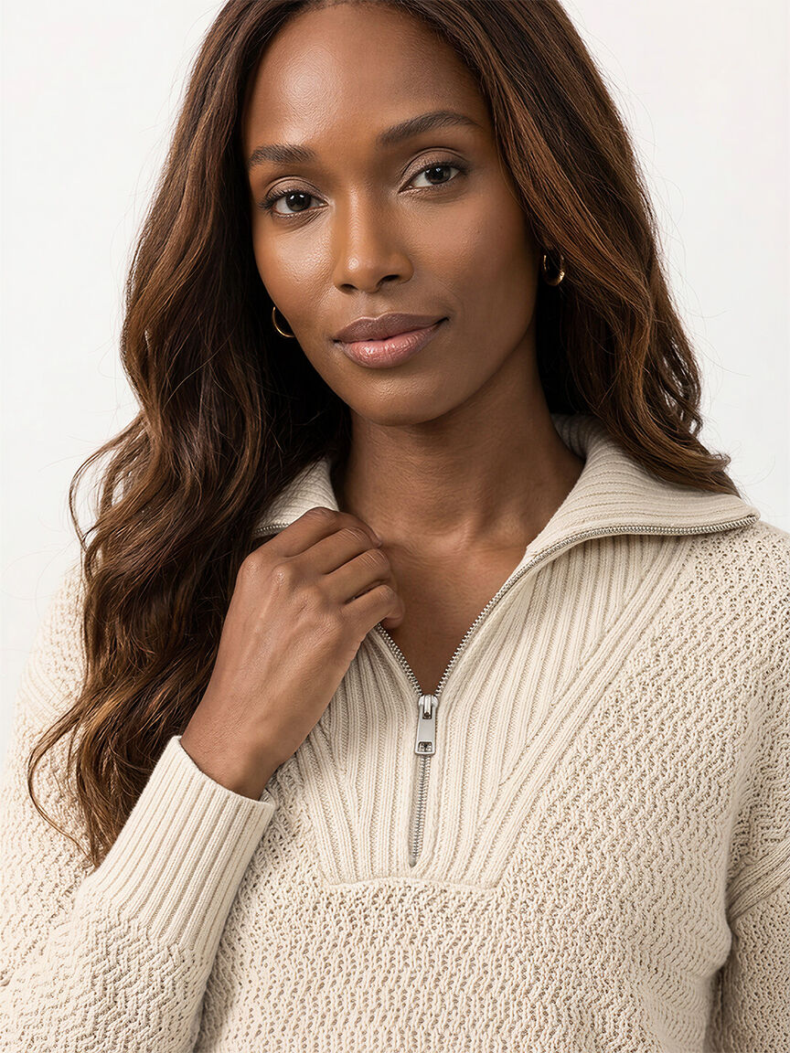 quarter zip sweater