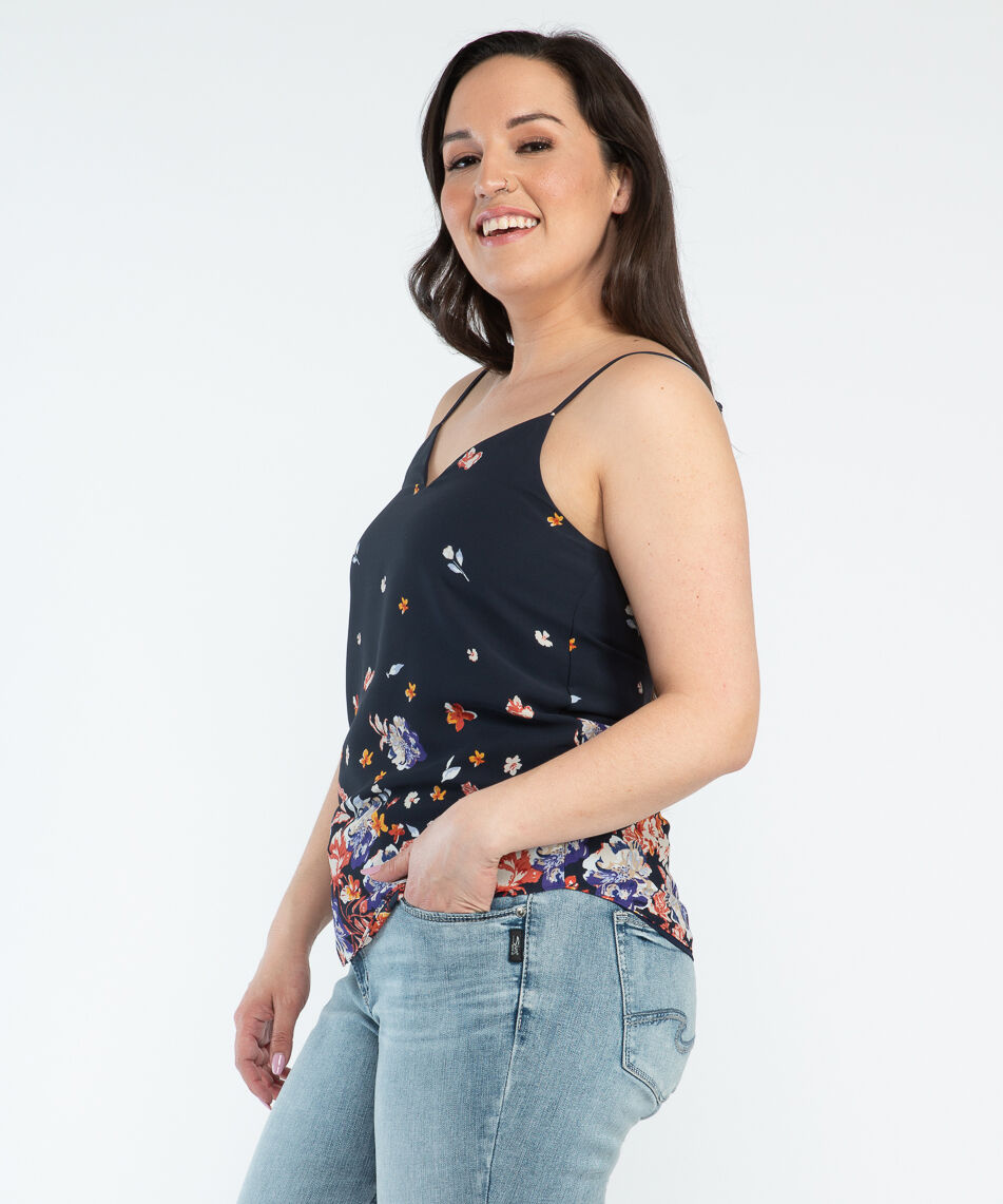 louise double layer basic cami Image 3