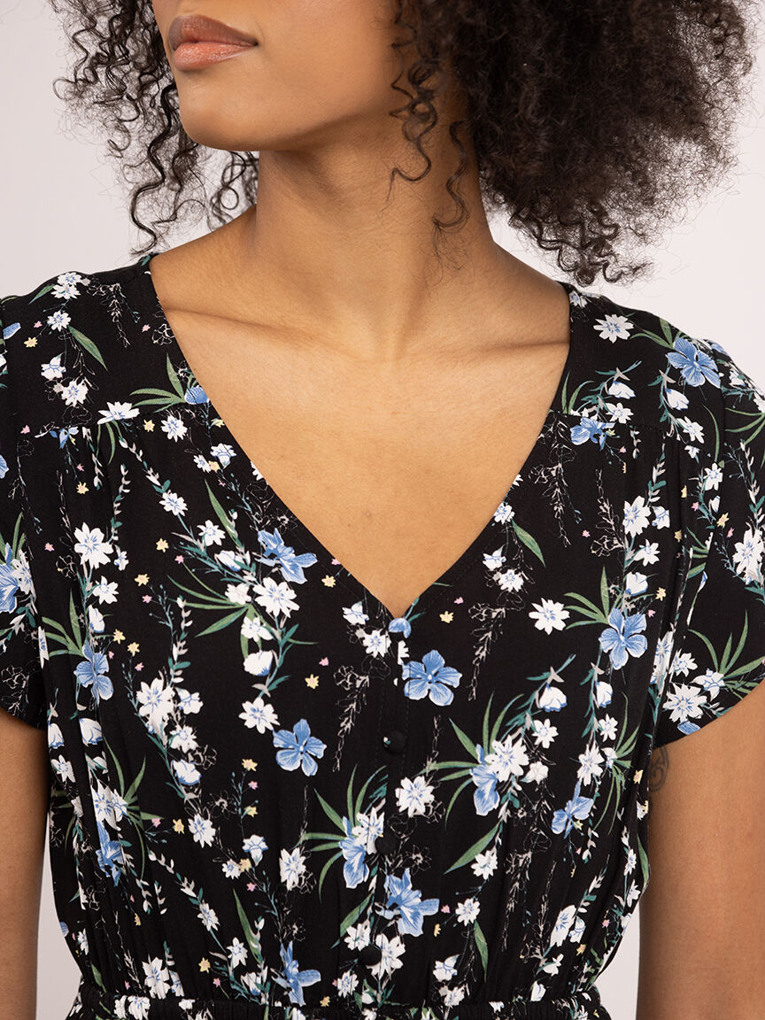 maren v neck mini dress Image 4