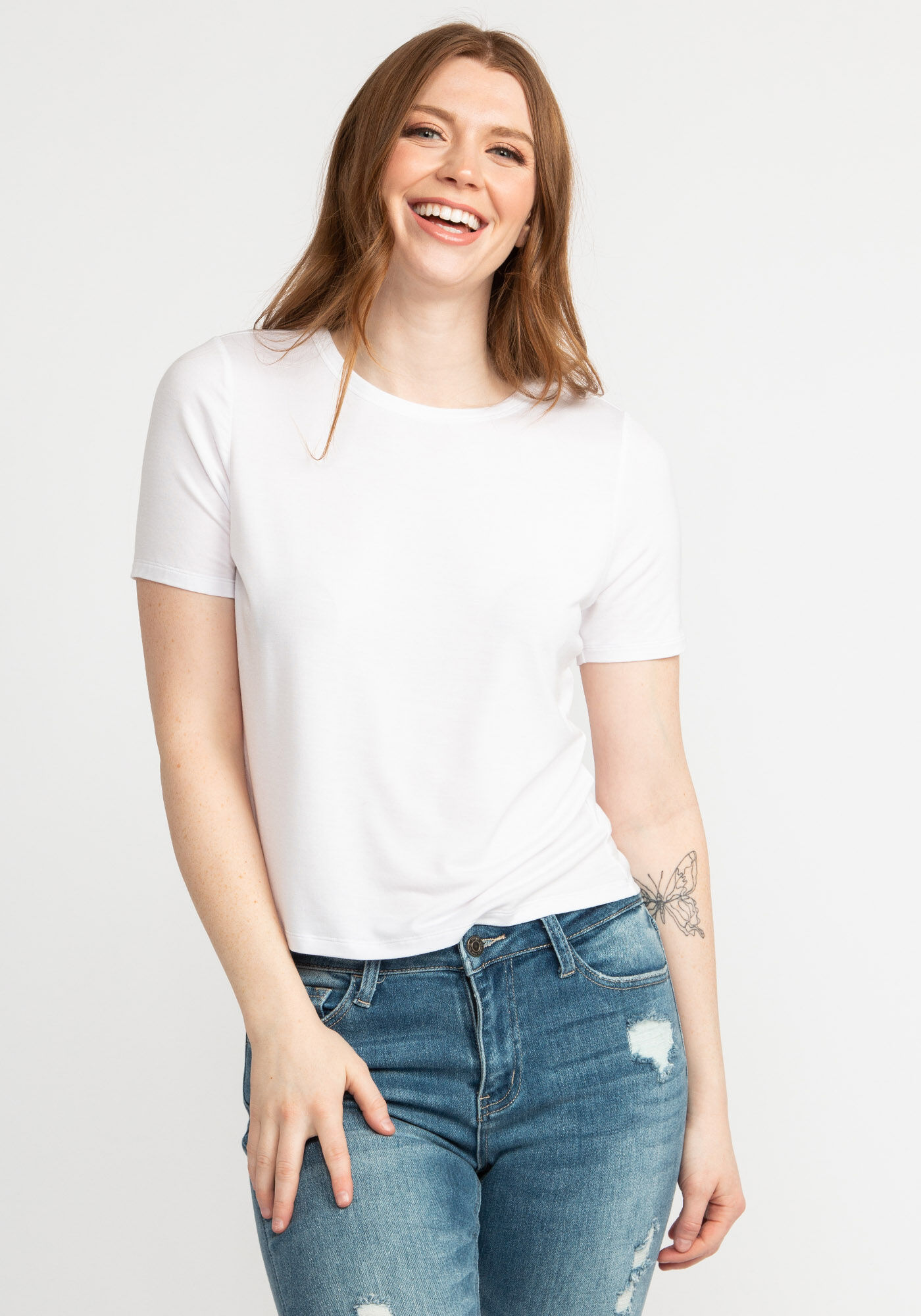 sereena core crew neck short sleeve tee Image 1