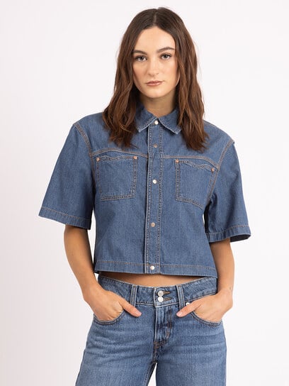 loretta denim shirt loretta denim shirt
